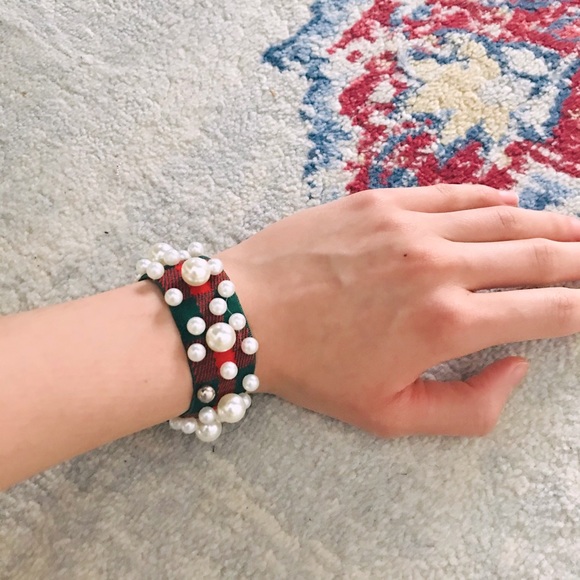 Anthropologie Accessories - Pair of Anthropologie Hair Tie / Bracelet beaded